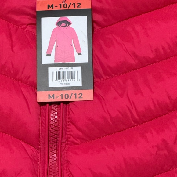 Spyder Kids Fuchsia Puffer Jacket - Picture 2 of 2